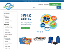 Tablet Screenshot of laundrysupplies.com